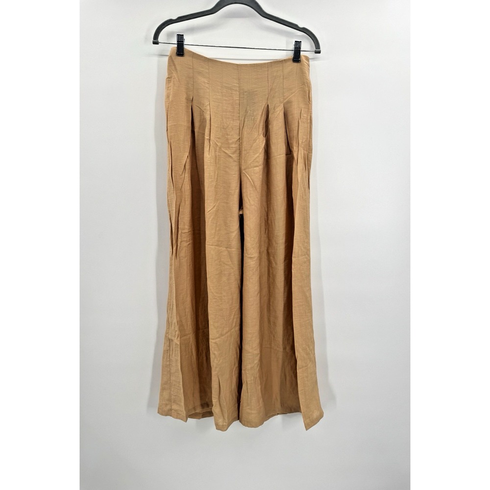 Zanzea Boho Wide Leg High Waisted Baggy Pants Medium Lagenlook Pleated Trouser
